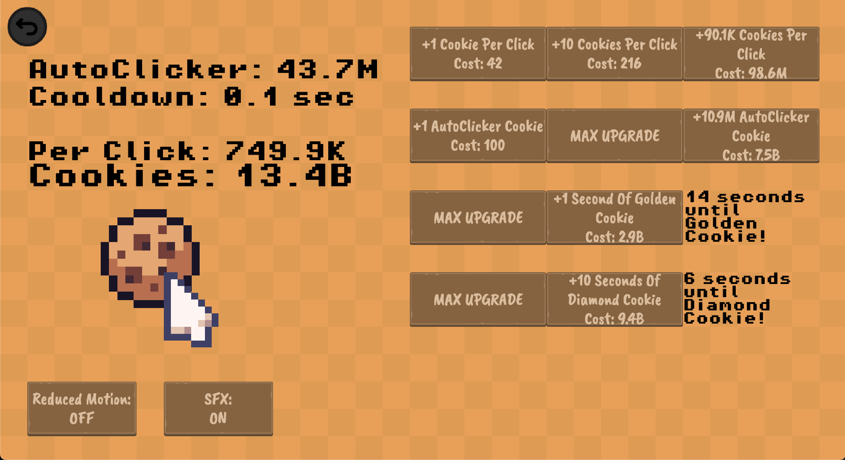 Cookie Clicker Pixel Art